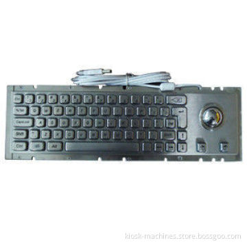 Mechanic Kiosk Metal Keyboard With Cherry Key-switch And 38mm Laser Trackball